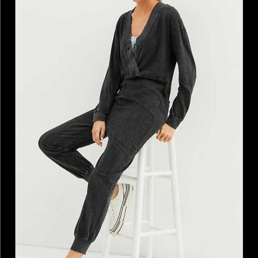 Daily Practice by Anthropologie Knit Jumpsuit | Black
